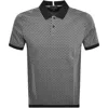 TED BAKER TED BAKER SKELT POLO T SHIRT BLACK