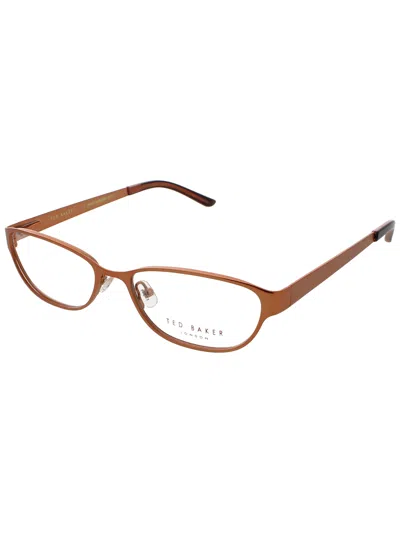 Ted Baker Sleek Mini Metal Women's Eyeglasses In Brown