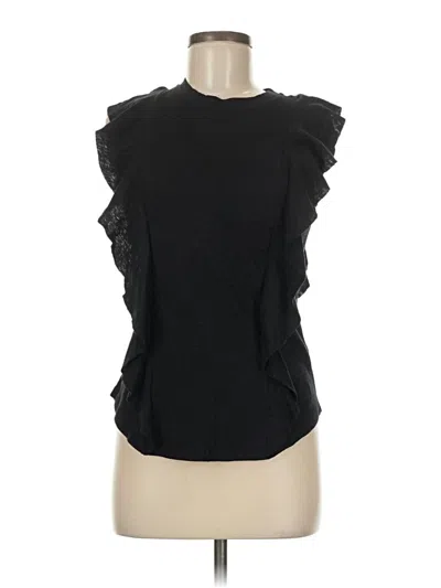 Pre-owned Ted Baker Sleeveless Blouse In Black
