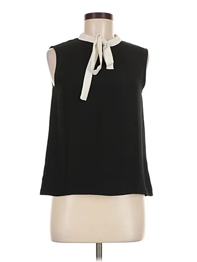 Pre-owned Ted Baker Sleeveless Blouse In Black