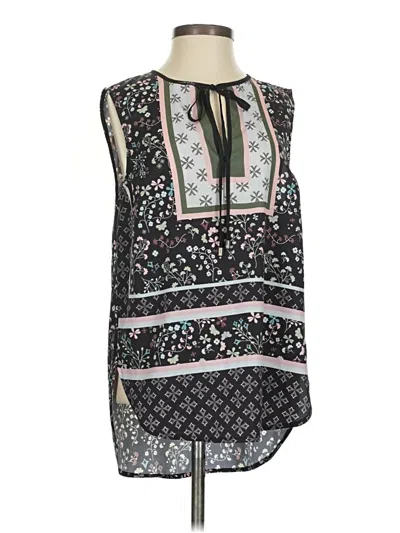 Pre-owned Ted Baker Sleeveless Blouse In Black