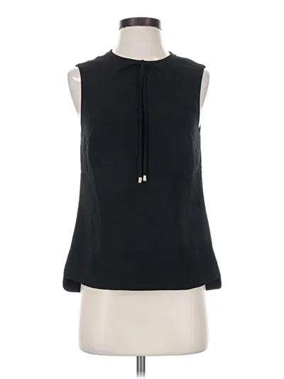 Pre-owned Ted Baker Sleeveless Blouse In Black