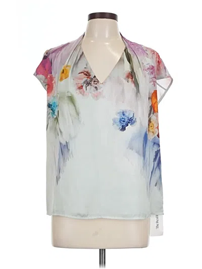 Pre-owned Ted Baker Sleeveless Blouse In Blue