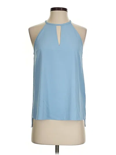 Pre-owned Ted Baker Sleeveless Blouse In Blue