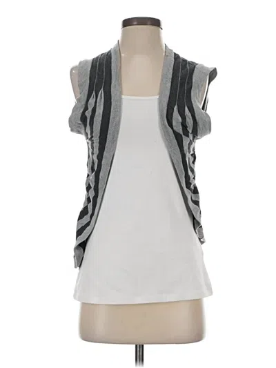 Pre-owned Ted Baker Sleeveless Blouse In Gray
