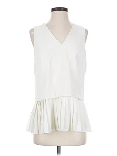 Pre-owned Ted Baker Sleeveless Blouse In Ivory