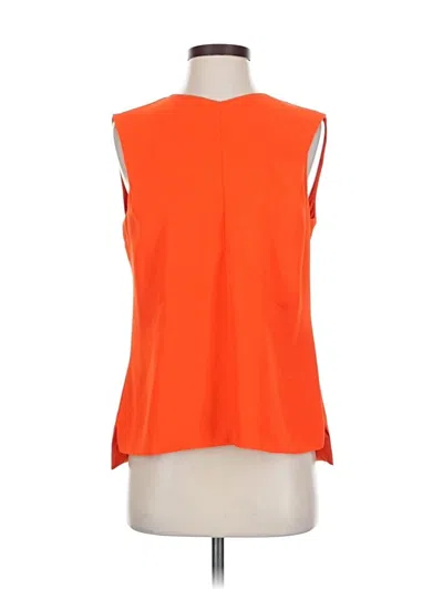Pre-owned Ted Baker Sleeveless Blouse In Orange