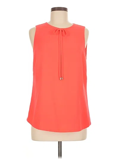 Pre-owned Ted Baker Sleeveless Blouse In Orange