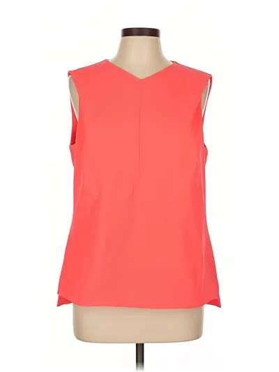 Pre-owned Ted Baker Sleeveless Blouse In Red
