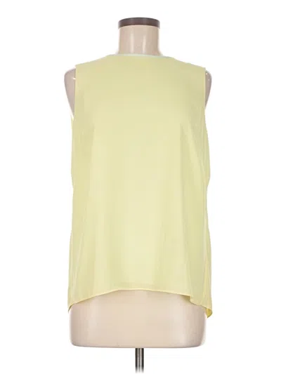 Pre-owned Ted Baker Sleeveless Blouse In Yellow