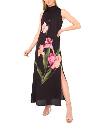 Ted Baker Sleeveless Bow Maxi Dress With Slit In Black