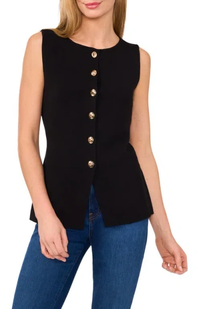 TED BAKER TED BAKER SLEEVELESS BUTTON-UP SHIRT