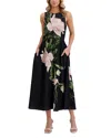 Ted Baker Sleeveless Fit And Flare Maxi Dress In Black