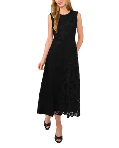 Ted Baker Sleeveless Lace Midi Dress In Rich Black