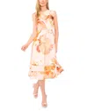 Ted Baker Floral Sleeveless Linen Midi Dress