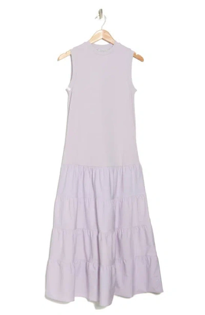 Ted Baker Sleeveless Tiered Maxi Dress In Lilac