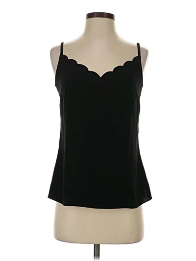 Pre-owned Ted Baker Sleeveless Top Black Sweetheart Neckline Tops