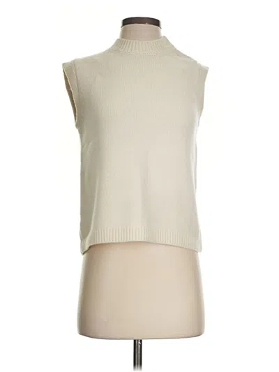 Pre-owned Ted Baker Sleeveless T-shirt In Ivory