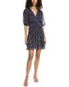 Ted Baker Casadee Wrap Mini Dress In Multi