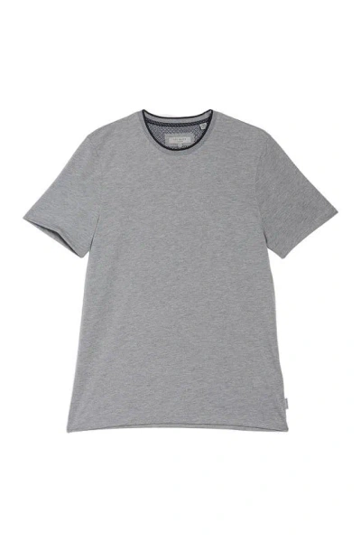 Ted Baker Solid T-shirt In Grey-marl