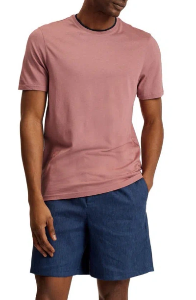 Ted Baker Solid T-shirt In Medium Pink