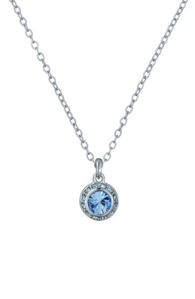 Ted Baker Soltell Crystal Pendant Necklace In Metallic