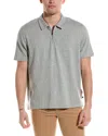 TED BAKER TED BAKER SPEYSID TEXTURED ZIP POLO SHIRT