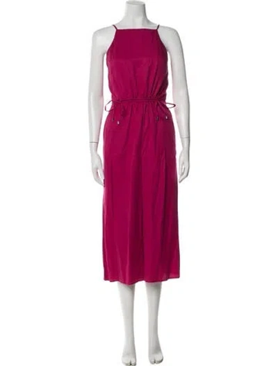 Pre-owned Ted Baker Square Neckline Jumpsuit In Pink