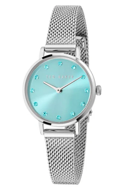 Ted Baker Staciie Blue Dial Bracelet Watch, 28mm