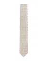 Ted Baker Steeple Ditsy Geo Silk Classic Tie In Neutral