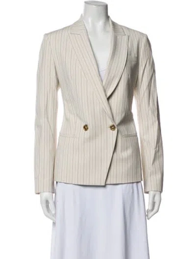Pre-owned Ted Baker Striped Blazer In Pink