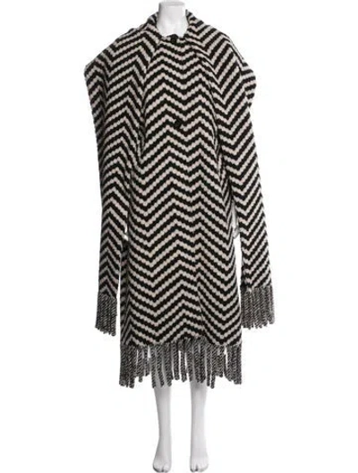 Pre-owned Ted Baker Striped Coat In Neutrals