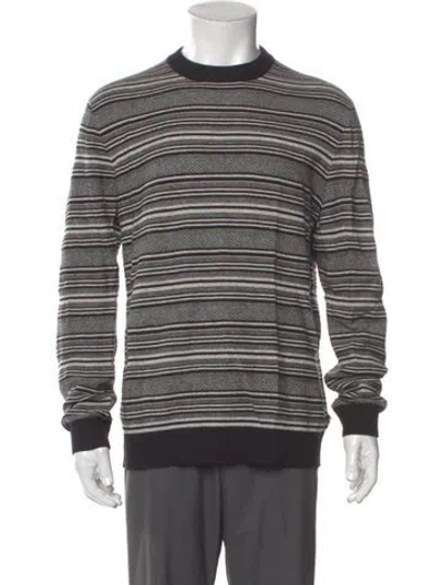 Pre-owned Ted Baker Striped Crew Neck Pullover In Multi