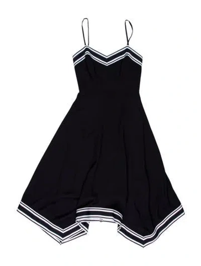 Pre-owned Ted Baker Striped Mini Dress In Blue