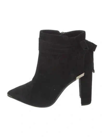 Pre-owned Ted Baker Suede Boots In Black