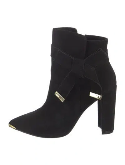 Pre-owned Ted Baker Suede Boots In Black
