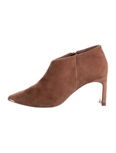 Pre-owned Ted Baker Suede Boots In Brown