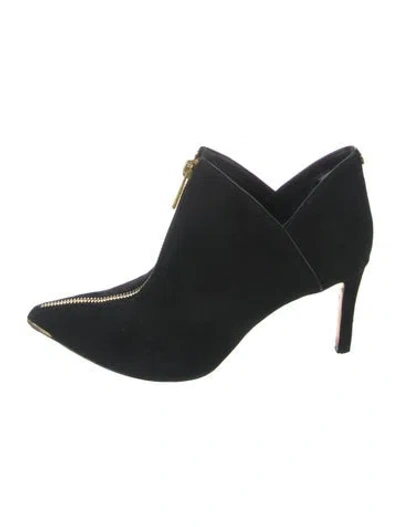 Pre-owned Ted Baker Suede Pumps In Black