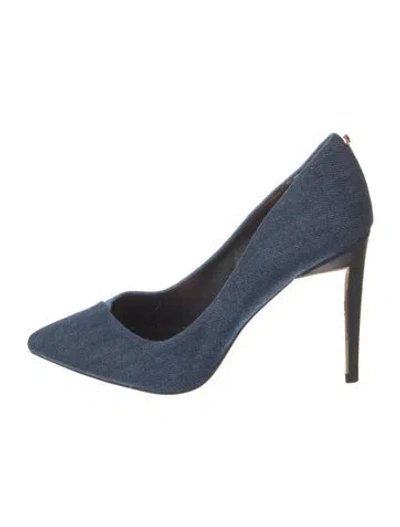 Pre-owned Ted Baker Suede Pumps In Blue