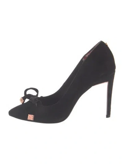Pre-owned Ted Baker Suede Pumps In Blue