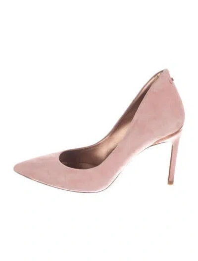 Pre-owned Ted Baker Suede Pumps In Pink