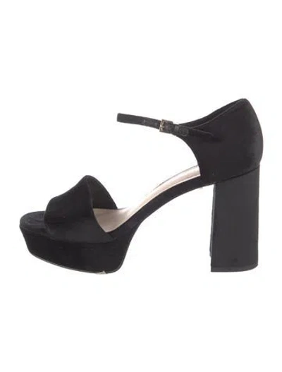 Pre-owned Ted Baker Suede Sandals In Blue
