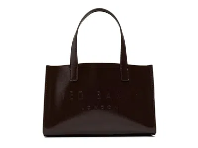 Ted Baker Suricon Mini Tote In Dark Brown