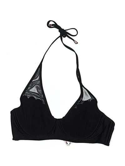 Ted Baker Swimsuit Top Black Graphic Pattern Swimwear