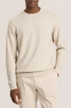 Ted Baker 't' Stitch Crewneck Sweater In Neutral