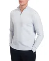 Ted Baker T Stitch Quarter Zip Pullover Sweater In Blue