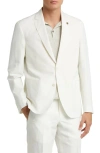 TED BAKER TAMPA SOFT CONSTRUCTED COTTON & LINEN SPORT COAT