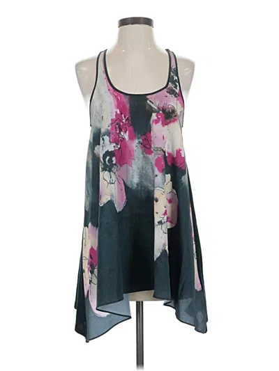 Pre-owned Ted Baker Tank Top Blue Halter Neckline Tops