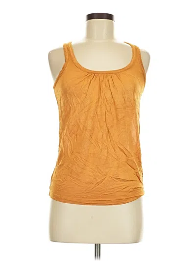 Pre-owned Ted Baker Tank Top Orange Strapless Neckline Tops