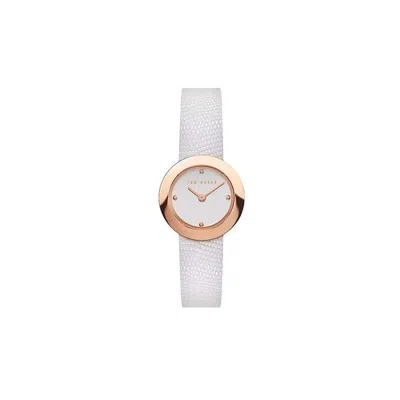 Ted Baker Tb Classic Chic Seerena Watch In White